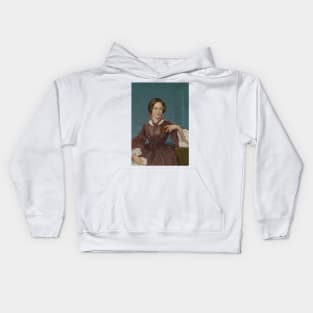 Charlotte Bronte, English Author Kids Hoodie